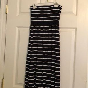 Striped maxi dress